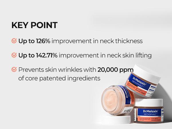 [Dr.Melaxin Official] Necksphalt ECM Neck Lifting Duo Set | Necksphalt ECM Neck Cream 50ml + Neck Ampoule 1.5ml x 10 | Firming, Elasticity & Wrinkle Care