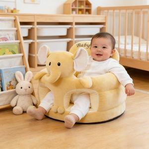 Baby Anti-Fall Sofa Seat, Baby Learning to Sit Stool, Newborn Safety Backrest Chair, Soft Spine Protection, Must-Have for Living Room Playpen