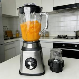 2-in-1 Smoothie Blender & Grinder - 900W, 1500ml Blender Jar & 100g Grinder Cup for Coffee, Spices, Baby Food, Shakes
