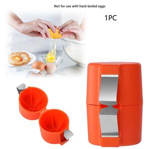 Household Kitchen Egg Opener, 1 Count Stainless Steel Save Effort Egg Opener, Kitchen Cooking Baking Utensils & Gadgets for Home Bread Cake Shop