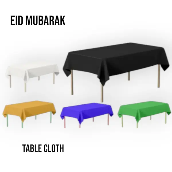 Ramadan Kareem Eid Mubarak Table Runner - Islamic Muslim Party Decoration
