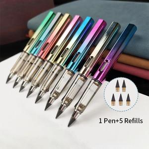 1pcsNew Technology Unlimited Writing Pencil No Ink Novelty Pen Art Sketch Painting Tools Kid Gift School Supplies Stationery