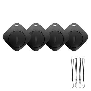 IP67 Waterproof Smart Tag, 4 Counts Battery Powered Bluetooth-compatible Luggage Tracker, Item Locator for Key, Travel Luggage, Backpack & Wallet (Battery Included), Travel Gadgets