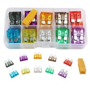 Car Fuse with Storage Box, Car Blade Fuse Set with Inspection Circuit Electric Pen, Professional Car Repair Tool for Home & Car Use
