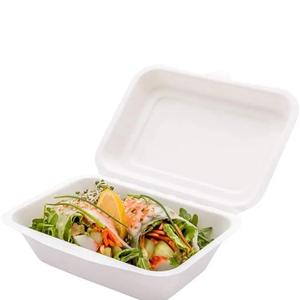 50 x Hb9 Eco-Friendly Take Away Food Containers - Biodegradable Disposable Bagsasse, Kitchen Utensils Size 7x5 inch Set Plastic