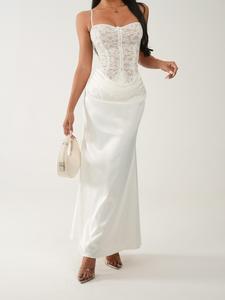 Light luxury sexy waist slimming elegant skirt