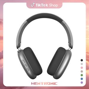 WENTRONIC Y01 Wireless Bluetooth Headphones, Over-Ear, Noise Cancelling, Hi-Res Audio, 48H Battery Life, Foldable, Mic for iOS/PC headphones
