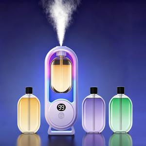 Home Aromatherapy Mist Maker with 3 Essential Oils, Timer Automatic Spray, 5 Spray Modes, USB Charging, Long Battery Life, Multi-Scene Use