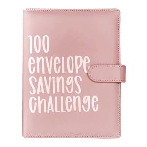 100 Envelope Saving Challenge Binder, 1 Piece Budget Planner Binder Notebook, Stationery Kit Money Saving Challenge Notebook, Saving Challenge Books For Men, Mother's Day Gift, Fathers Day Gift, Money Organizer for Adults, Office Stationery & Supplies