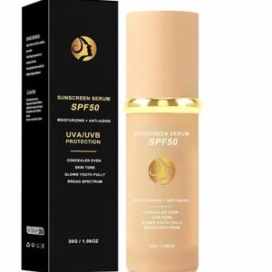 4-in-1 Foundation, Concealer, Moisturizer, Sunscreen Serum SPF50,Colour Changing Hyaluronic Acid, UVAUVB Protection, Moisturizing ,Stay Upto 24H,30ml