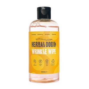Natural Wrinkle Wipe | Dog & Puppy | Grooming Product | Herbal Dog Co | 250ML | All-Natural, Vegan, Made in UK