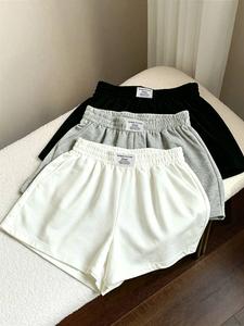 3-Pack Women's Casual Loose Shorts, Elastic Waist Sporty Style, Plain Design, Summer & All Seasons, Versatile Ladies' Short Pants