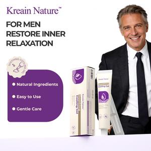 Kreain Nature 2 Soothing Cooling Gel Carthamus Seed Scutellaria Baicalensis Extract Carboxymethylcellulose Purple Daisy Apply to the Skin Used for Eliminating Hemorrhoids