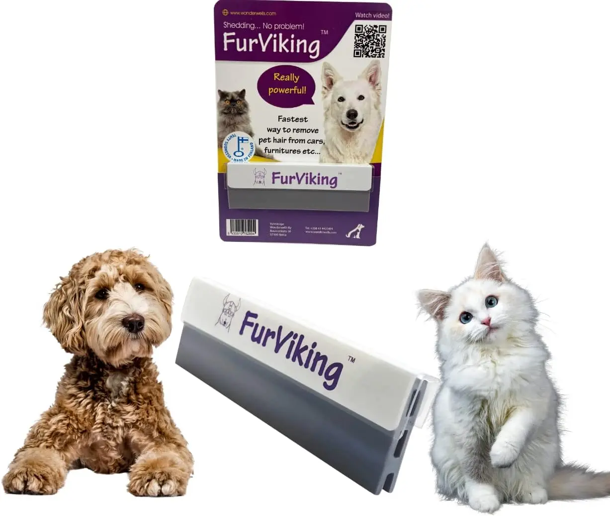 Furviking Pet Hair Remover  Ultimate Tool for Pet Fur Removal Dog Cat Reusable Easily Removes from Sofa ,Car,Bed ,Carpet ,Home