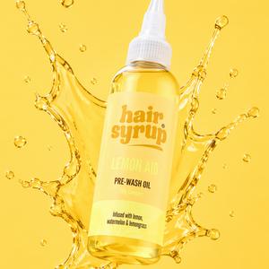 Hair Syrup Lemon-Aid - Pre-Wash Hair Oil Haircare - Cleans and Revives Scalp