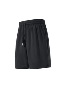 Men's Solid Color Drawstring Waist Ice Silk Shorts, Loose Casual Comfy Breathable Drawstring Waist Shorts for Summer, Men's Bottoms for Daily Wear