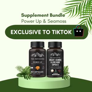 The Antidotes Strength & Vitality Bundle | Power Up & Seamoss Capsules | Exclusive to TikTok