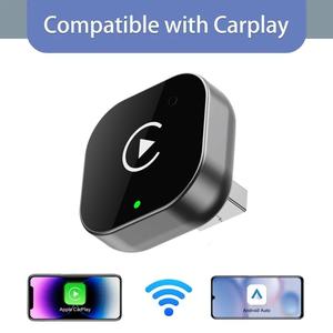 2026 Wireless CarPlay Adapter for iPhone/Android - Fast Connection, No Delay, Hands-Free Calling. Mini USB Car Design. Apple CarPlay Plug & Play, Easy to Use.