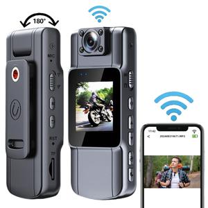 Outdoor Action Camera, 1 Count Sports Camera with 180° Rotation Lens, Portable Handheld DV Camera Supports WiFi Hotspot & IR Night View