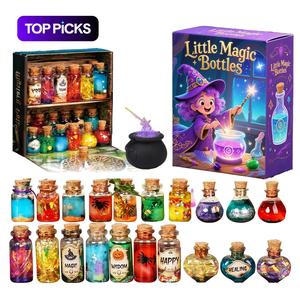 Witch Magician Potion Magic Bottle Set, Steam Science Experiment Toy, Natural Phenomenon DIY Toy, Magic Gift, Parent-Child Interaction, Ages 6+