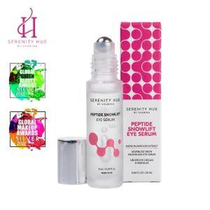 Peptide SnowLift Eye Serum - Clinical science led Dark Circle Anti Aging Puffiness Builds Collagen Caffeine Hydrating 8ml - Fragrance free | SERENITY HUE