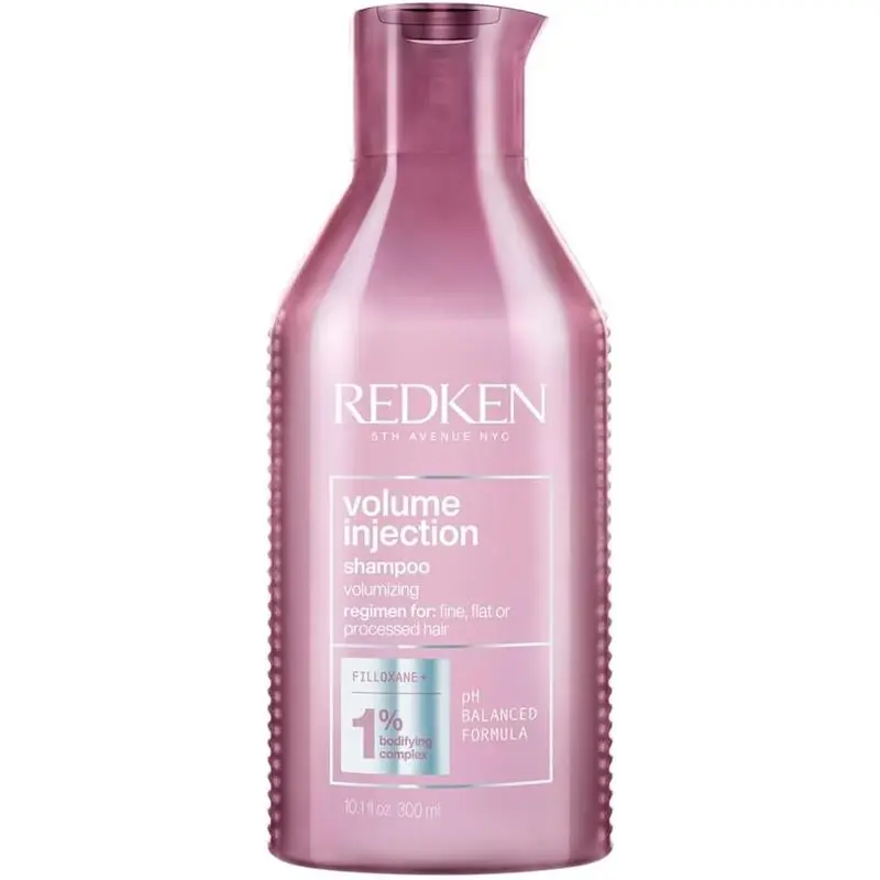 REDKEN Shampoo for Flat/Fine Hair with Citric Acid, Adds Lift & Volume, Volume Injection, 300 ml - Haircare, Conditioner