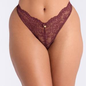 Boux Avenue Billie Floral Lace Thong Scallop Edge Knickers Women's Lingerie