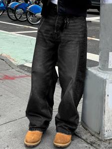 Men's New Fashion Loose Fit Jeans, Casual Versatile Washed Denim Jeans, Stylish Comfortable Wear for Everyday Use