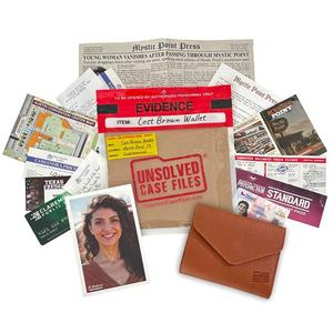 Tara Noble Lost Wallet Mystery Puzzle, Unsolved Files for Players Aged 14+, Perfect for Friend Gatherings, Parties, Halloween, Christmas