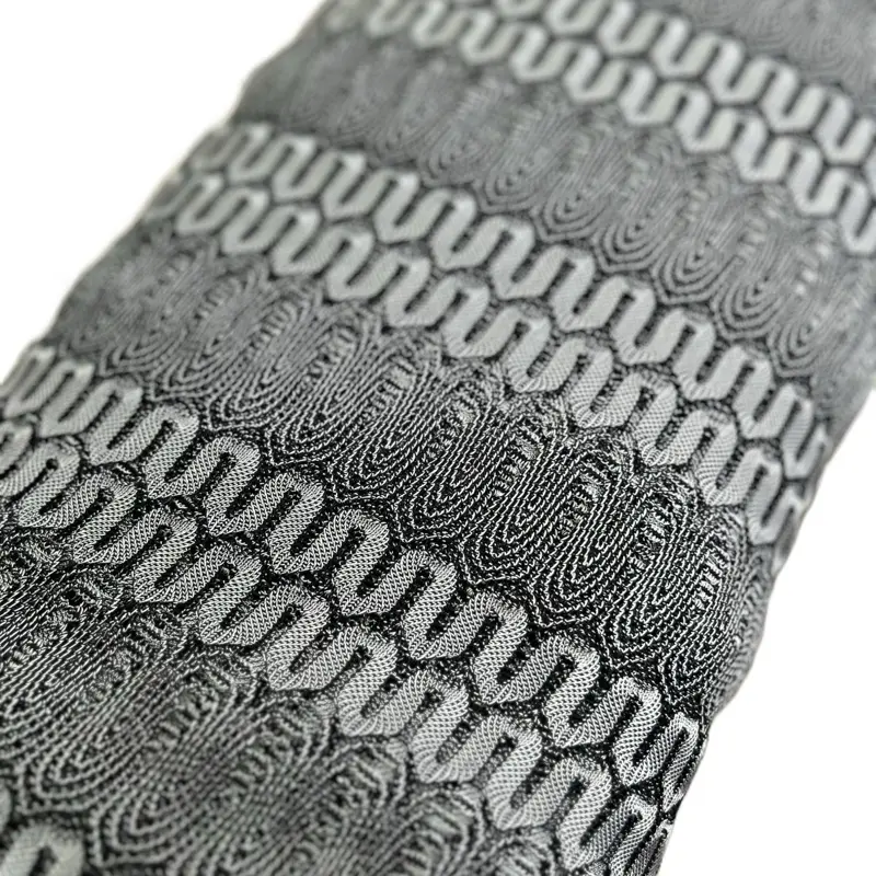 CLEARANCE 1 Metre Lycra / Silver Stretch Net Fabric 58” wide