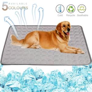 2026 New Cooling Dog Bed, Ice Silk Cooling Mat for Dogs with Ice Silk Fabric, Non-Slip & Machine Washable Design, Summer Comfort Mat for Small to Large Pets