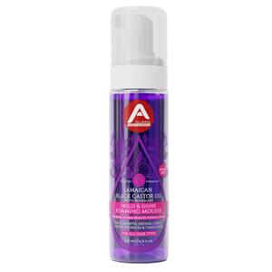 Allored Professional Jamaican Black Castor Oil W/ Rosemary Mousse 200ml - Haircare Lightweight Prevents Breakage Deep Hydration Defines Curls Tamez Frizz