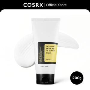 COSRX OFFICIAL Snail 92 All In One Cream 200g_Snail Mucin Secretion Daily Face Gel Moisturiser for Dry Skin, Sensitive Skin | Korean Skincare