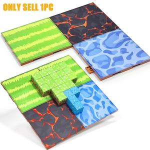 Children's Base Building Block Sets Grassland Lava River STEM Education Puzzle Toys Can Cultivate Children's Hands on Ability, Creative Learning Puzzles, Birthday Halloween Christmas Gifts