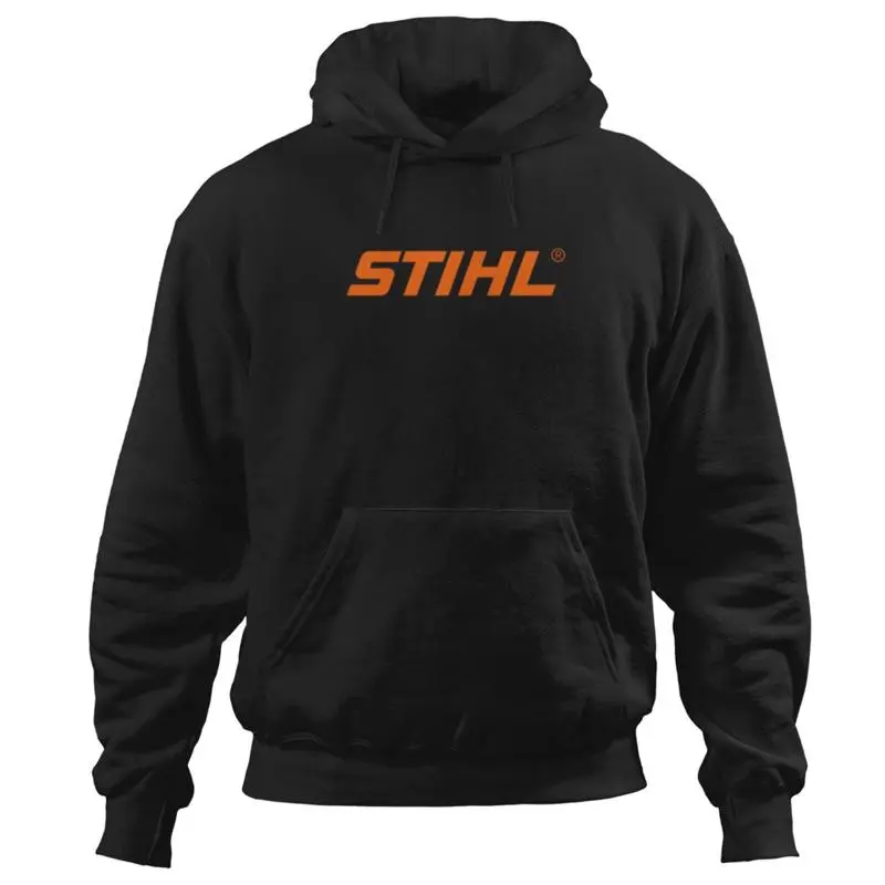New Stihl Chainsaw Mens Black S-5XL Hoodies Gildan Heavy Cotton