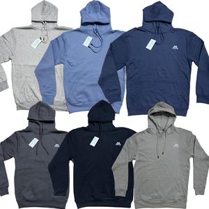 MOUNTAIN Mens Hoodie Brushed Fleece Pullover Stretch Polyester Outdoor Fitness Sport Gym Elastane Sweatshirt Top S-2XL