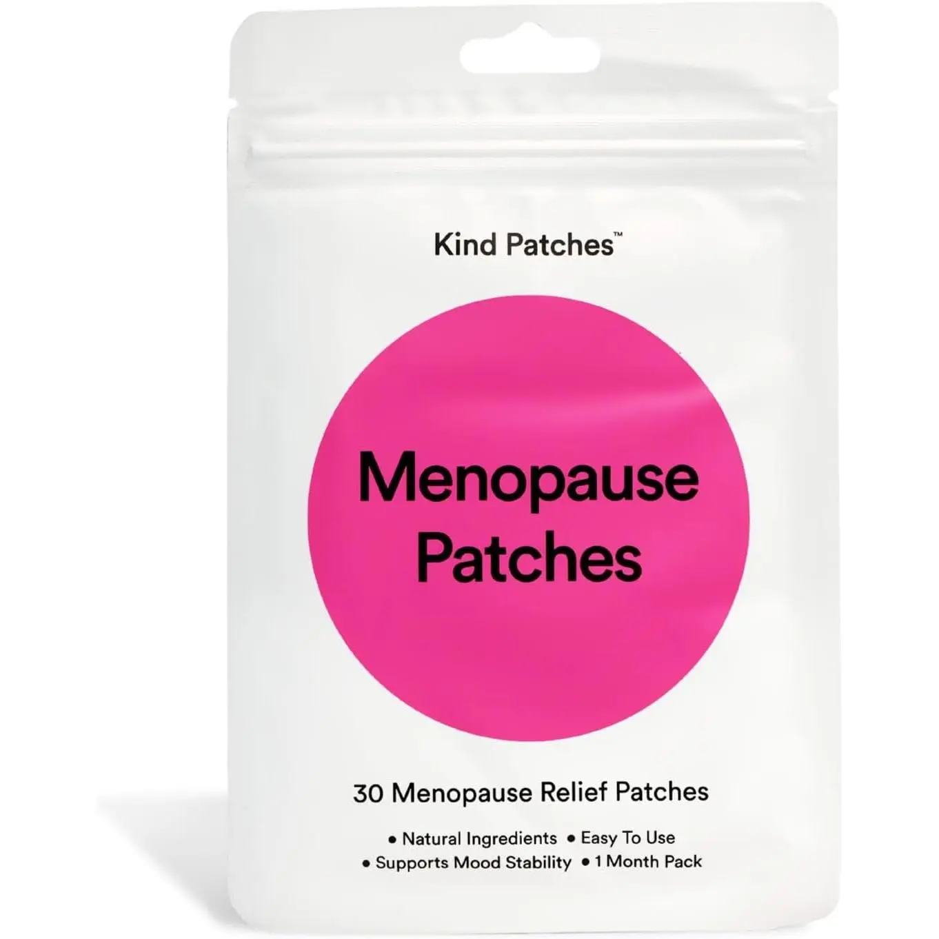 Kind Patches | Menopause Patches | Menopause Symptoms Relief Support | Botanical Plant-Based Formula with Black Cohosh Root, Curcumin & Dong Quai Root | 30 Vegan Patches