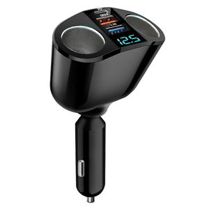 Car Charger, PD QC3.0 Fast Charging Type C Dual USB Charger, 5 Ports 120W Mobile Phone Charging USB Charger