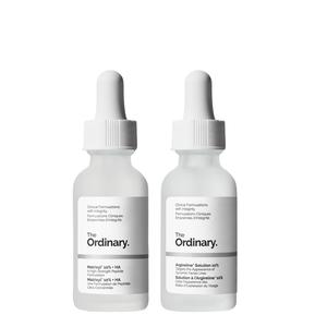 The Ordinary Age Supporting Duo Set Serums, Argirline Solution 10% 30ml and Matrixyl 10% + HA 30ml, Wrinkles free Skin Serums, Anti Aging Serum, Fine Lines