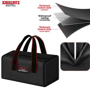 DELIXI ELECTRIC Tool Bag Oxford Cloth Portable Storage Bag, Professional Electrician and Carpenter Repair, Home Storage, HandBag