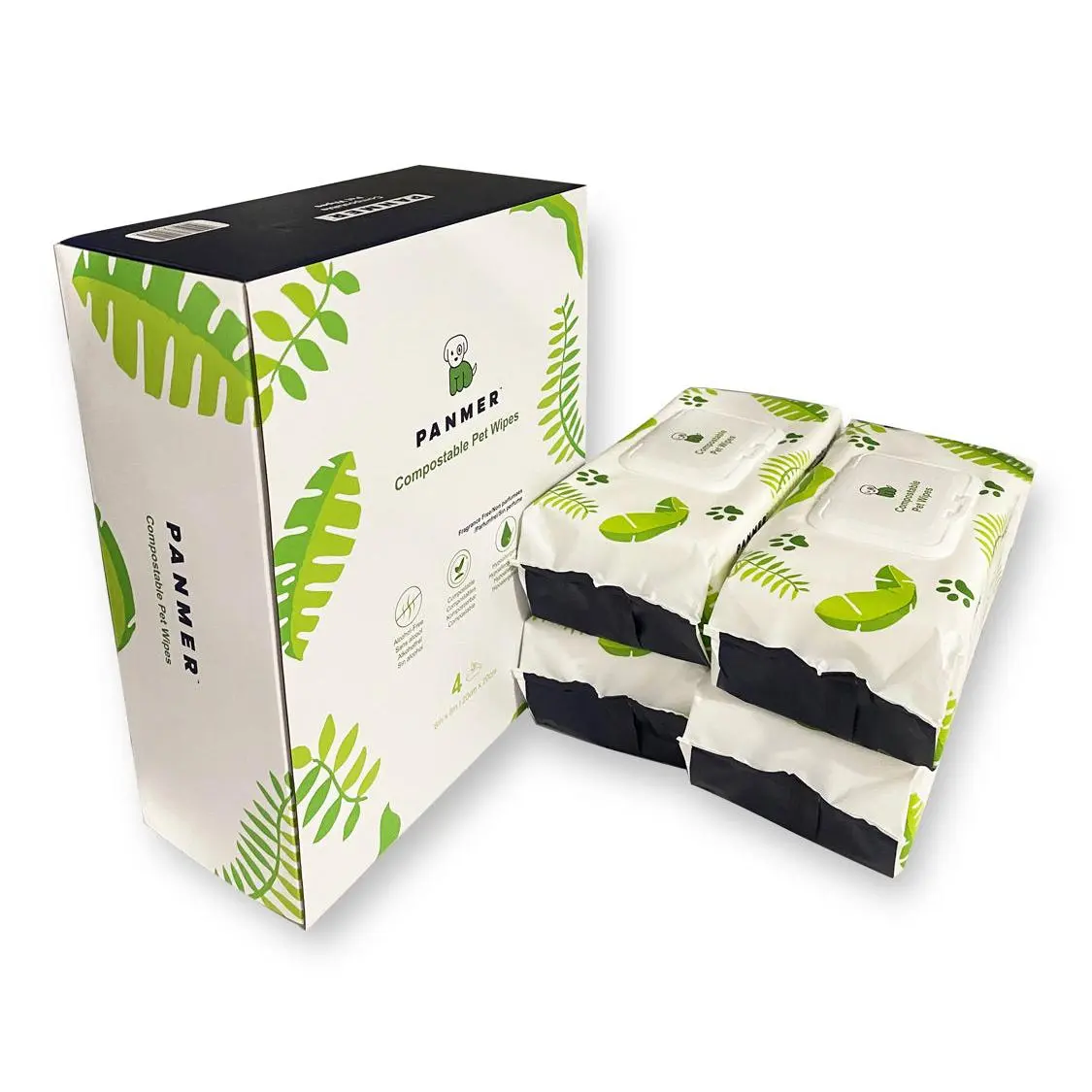 Pet Wipes For Dogs and All Pets Hypoallergenic Unscented Wipes gloves dog  wipes