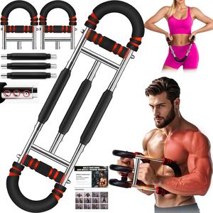 Adjustable Arm Strength Exerciser, Chest training exercise equipment，Portable Spring Resistance Home Fitness Equipment Unisex exercise equipment