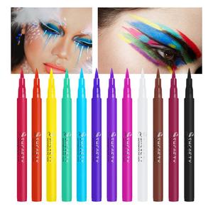 Waterproof Liquid Eyeliner, 12pcs Long Lasting Matte Eyeliner, Quick Drying Eyeliner Pen, Professional Daily Makeup Accessories, Longwear Eye Liner