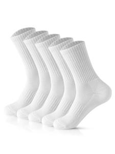 Men's Solid Crew Socks, Casual Comfy Breathable Quarter Socks for Daily Outdoor Wear, Summer Wear 2024, Mid Calf Socks for Men, Knit Socks for All Seasons, Crew Socks, Socks for Men