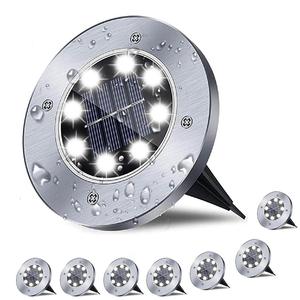 Solar Powered Outdoor Lights, Waterproof Solar Deck Light, Outdoor Light for Driveway, Walkway, Garden Pathway & Yard