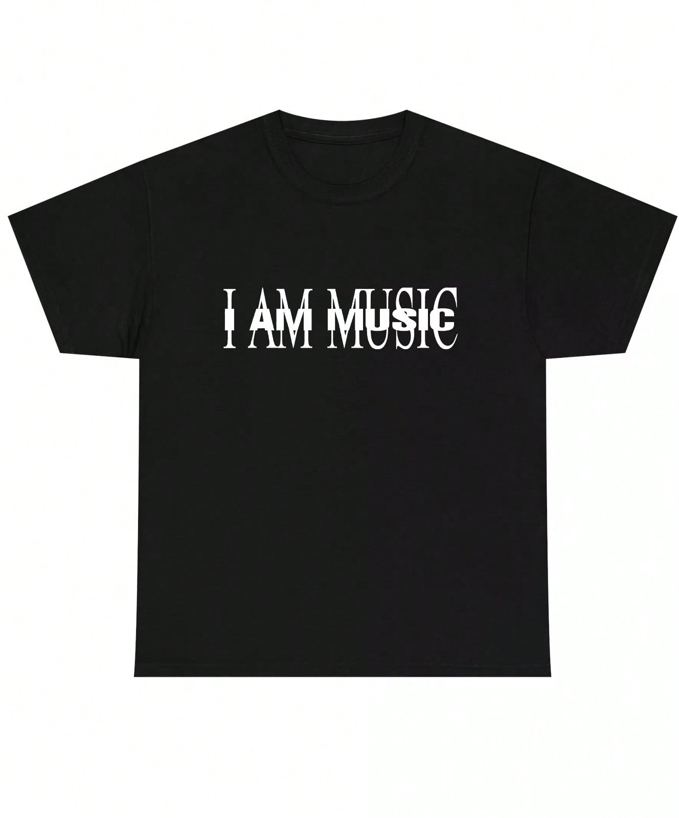 Carti Rapper I AM MUSIC Print HipHop T Shirt Vintage All Size Black T ...