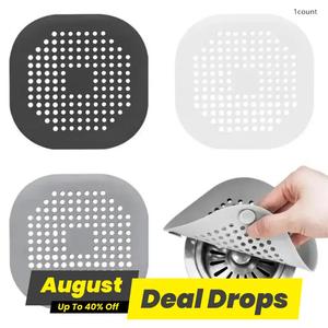 Drain Hair Catcher, Portable Square Shower Drain Hair Stopper, Drain Cover Hair Filter for Sink Bathtub Shower, Bathroom Accessory, Summer Gift, Valentine's Day Gift, Water Clogging, Toilet