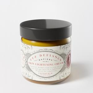 Napiers Age Defiance Skin Lightening Cream | A Vegan Moisturiser, with Chamomile and Chickweed extracts to help to soothe and calm the skin | Contains lemon and rose geranium essential oils to brighten and revitalise | Face Cream |