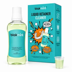 Liquid retainer cleaner - up to 5 month supply - reuse for 6 days