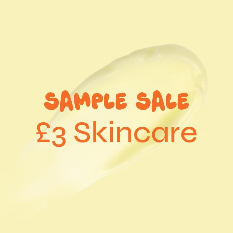 Sample Sale £3 Skincare - The Beauty Crop